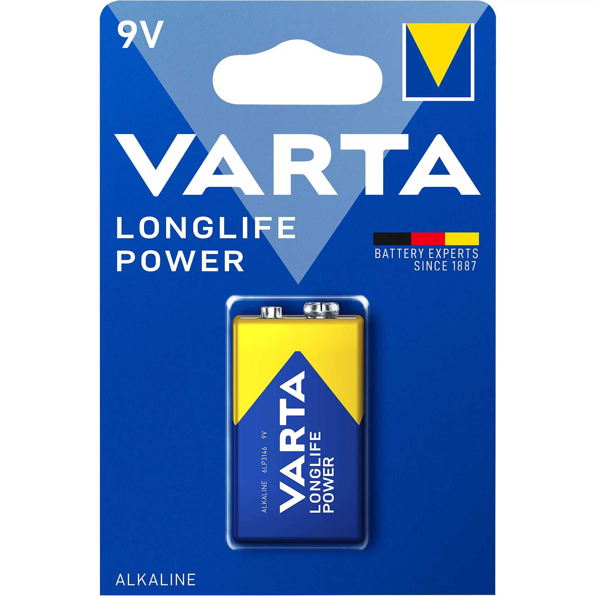 Batéria Longlife Power 9V pre elektronické trezorové zámky