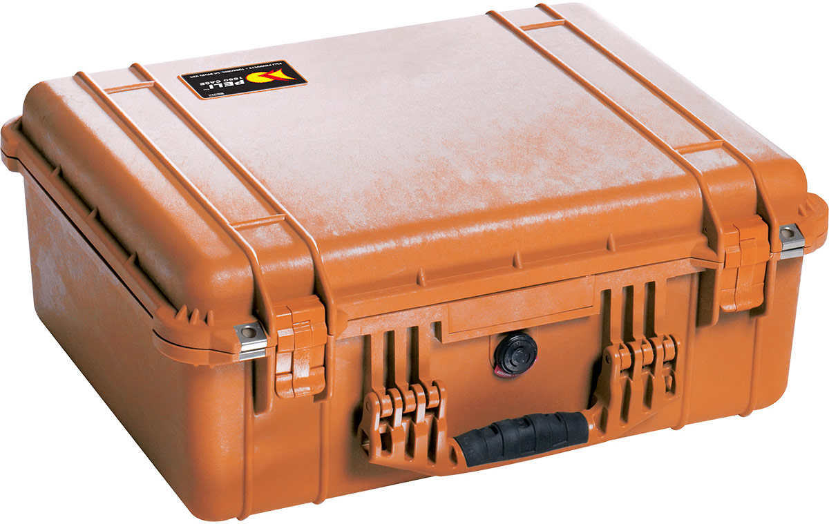 Protector Case 1550EU oranžový so nastaviteľnými prepážkami