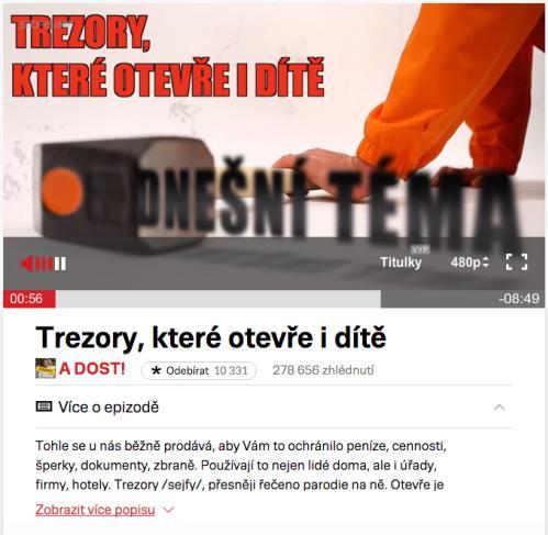 Pozor na levné trezory !!!